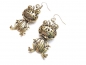 Preview: Frosch Ohrringe Vintage Optik frog